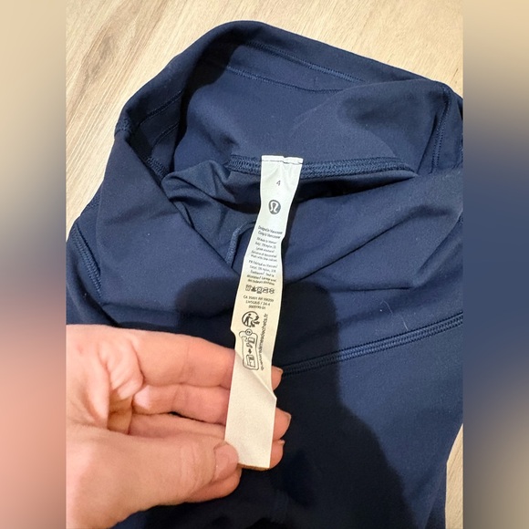 lululemon athletica Deep Blue Wunder Train Leggings - Picture 3 of 4